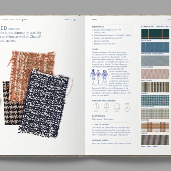 NWOT Textilepedia: The Complete Fabric Guide by Fashionary (English) Hardcover - Picture 5 of 10